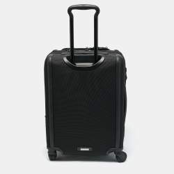 TUMI Black Nylon 4 Wheeled Alpha 3 Expandable Dual Access International Carry-On Luggage