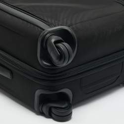TUMI Black Nylon 4 Wheeled Alpha 3 Expandable Dual Access International Carry-On Luggage