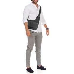 TUMI T-Tech Black Nylon Crossbody Bag