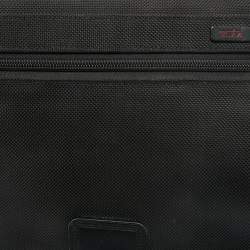 TUMI Black Nylon Ballistic Flap Messenger Bag