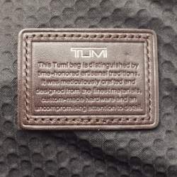Tumi Black/Brown Nylon and Leather Alpha Bravo Barstow Messenger Bag