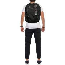 TUMI Black/Brown Nylon Alpha Bravo Kingsville Deluxe Backpack