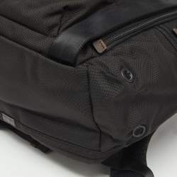 TUMI Black/Brown Nylon Alpha Bravo Kingsville Deluxe Backpack