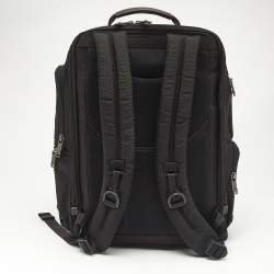 TUMI Black/Brown Nylon Alpha Bravo Kingsville Deluxe Backpack