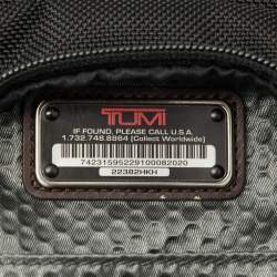 TUMI Black/Brown Nylon Alpha Bravo Kingsville Deluxe Backpack