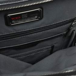 TUMI Black Leather Harrison Bradner Backpack