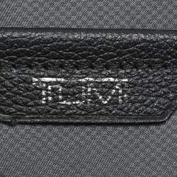 TUMI Black Leather Harrison Bradner Backpack