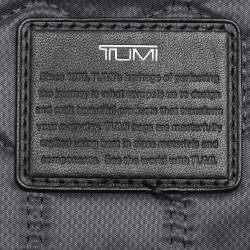 TUMI Black Leather Harrison Bradner Backpack