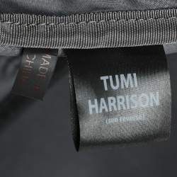 TUMI Black Leather Harrison Bradner Backpack