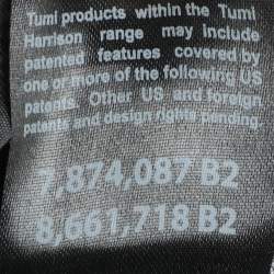 TUMI Black Leather Harrison Bradner Backpack