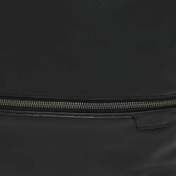 TUMI Black Leather Harrison Bradner Backpack