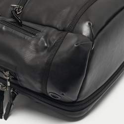 Pre Owned TUMI Black Coated Canvas Alpha Bravo Knox Backpack