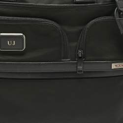 Pre Owned TUMI Black Nylon Large Alpha 3 Compact Laptop Briefcase Bag