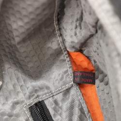 Pre Owned Tumi Army Green Nylon Alpha Bravo McConnell Zip Expandable Carry-On Wheel Suitcase