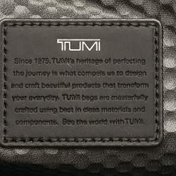 Pre Owned TUMI Black Leather Alpha Bravo Albany Expandable Commuter Briefcase Bag