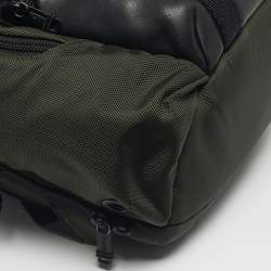 Pre Owned TUMI Green/Black Nylon Alpha Bravo Nellis Backpack