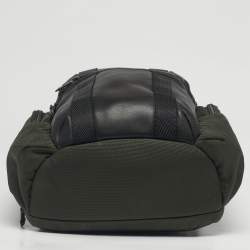 Pre Owned TUMI Green/Black Nylon Alpha Bravo Nellis Backpack