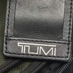 Pre Owned TUMI Green/Black Nylon Alpha Bravo Nellis Backpack