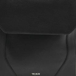 مملوكة مسبقًا TUMI Black Leather Stanton Tori Flap Backpack