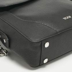 مملوكة مسبقًا TUMI Black Leather Stanton Tori Flap Backpack