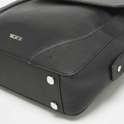 مملوكة مسبقًا TUMI Black Leather Stanton Tori Flap Backpack