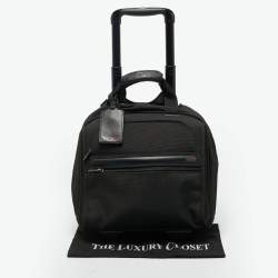 مملوكة مسبقًا حقيبة تومي سوداء نايلون عجلتين G4 حجم مضغوط للحقائب المحمولة