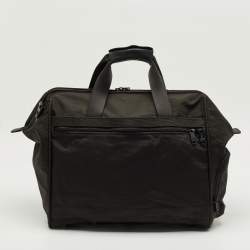 Pre Owned TUMI Black Nylon Alpha 2 Framed Soft Duffel Bag