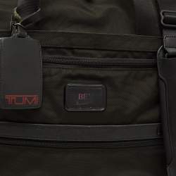 Pre Owned TUMI Black Nylon Alpha 2 Framed Soft Duffel Bag