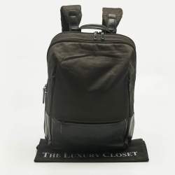 Pre Owned TUMI Black Fabric Honeycomb Tahoe Butler Backpack