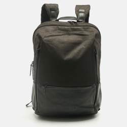 Pre Owned TUMI Black Fabric Honeycomb Tahoe Butler Backpack