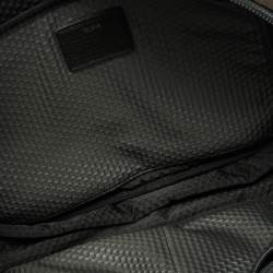 Pre Owned TUMI Black/Brown Nylon Alpha Bravo Andersen Slim Commuter Briefcase