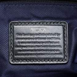 مملوكة مسبقًا Tumi Harrison Seneca Slim Black Leather Briefcase