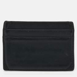 Pre Owned Tumi Black Leather Card Holder