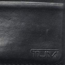 Pre Owned Tumi Black Leather Card Holder
