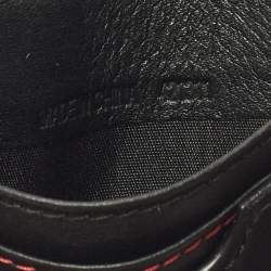 مملوكة مسبقًا TUMI Black Logo Leather Card Holder