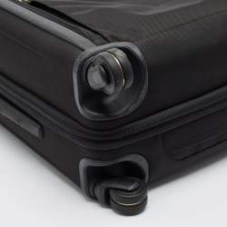 Pre Owned Tumi Alpha 3 International Dual Access 4-Wheeled Black Nylon Carry-On Luggage