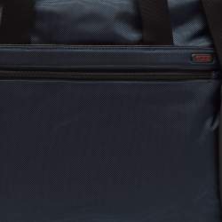 Pre Owned TUMI Companion Blue/Black Nylon and Leather Tote