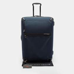 Pre Owned TUMI Gen 4.2 Cintinental Navy Blue Nylon 4 Wheeled Expandable Long Trip Luggage