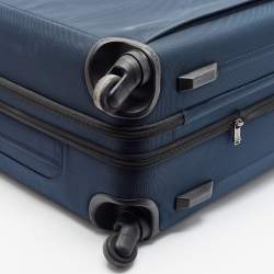 Pre Owned TUMI Gen 4.2 Cintinental Navy Blue Nylon 4 Wheeled Expandable Long Trip Luggage