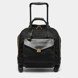 مملوكة مسبقًا TUMI Soma Larkin Black Nylon 4 Wheeled Compact Luggage