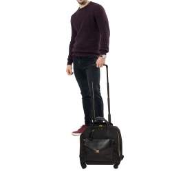 مملوكة مسبقًا TUMI Soma Larkin Black Nylon 4 Wheeled Compact Luggage