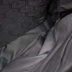 Pre Owned TUMI Harrison Bradner Black/Green Camouflage Nylon and Leather Backpack