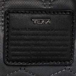 Pre Owned TUMI Harrison Bradner Black/Green Camouflage Nylon and Leather Backpack