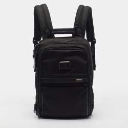 مملوكة مسبقًا TUMI Alpha 3 Black Nylon Slim Backpack