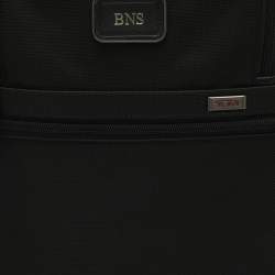 Pre Owned Tumi Alpha 3 Small Compact Black Nylon 4-Wheeled Briefcase