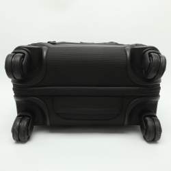 Pre Owned Tumi Alpha 3 Small Compact Black Nylon 4-Wheeled Briefcase