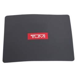 Tumi Black Coated Canvas and Leather Annapolis Zip Flap Messenger Bag