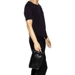 TUMI Black Leather Alpha 2 Toiletry Pouch
