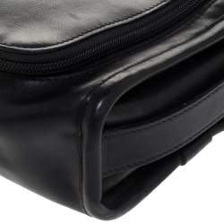 TUMI Black Leather Alpha 2 Toiletry Pouch