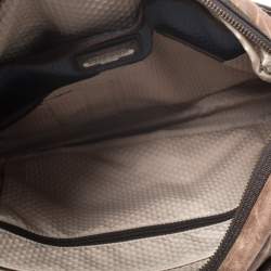 Pre Owned Tumi Brown Leather Alpha Bravo McNair Slim Briefcase Bag